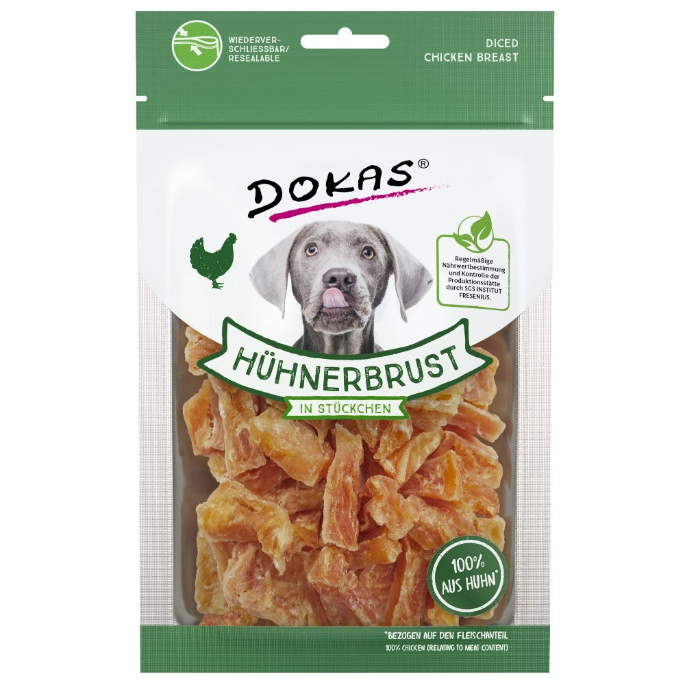 Dokas DOG Trozos de Pechuga de Pollo (10 x 70 g)