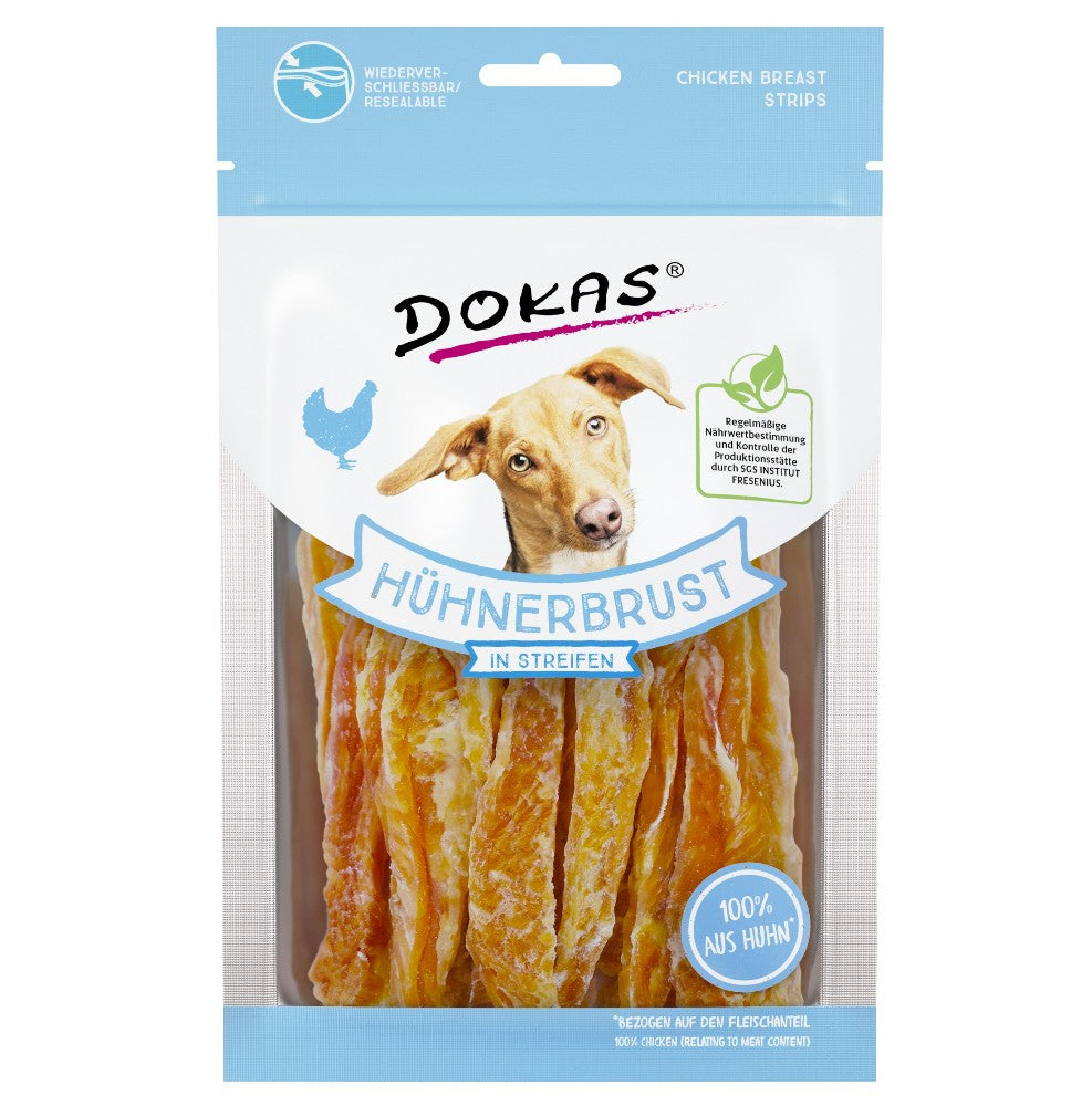 Dokas DOG Tiras de pechuga de Pollo (5 x 500g)