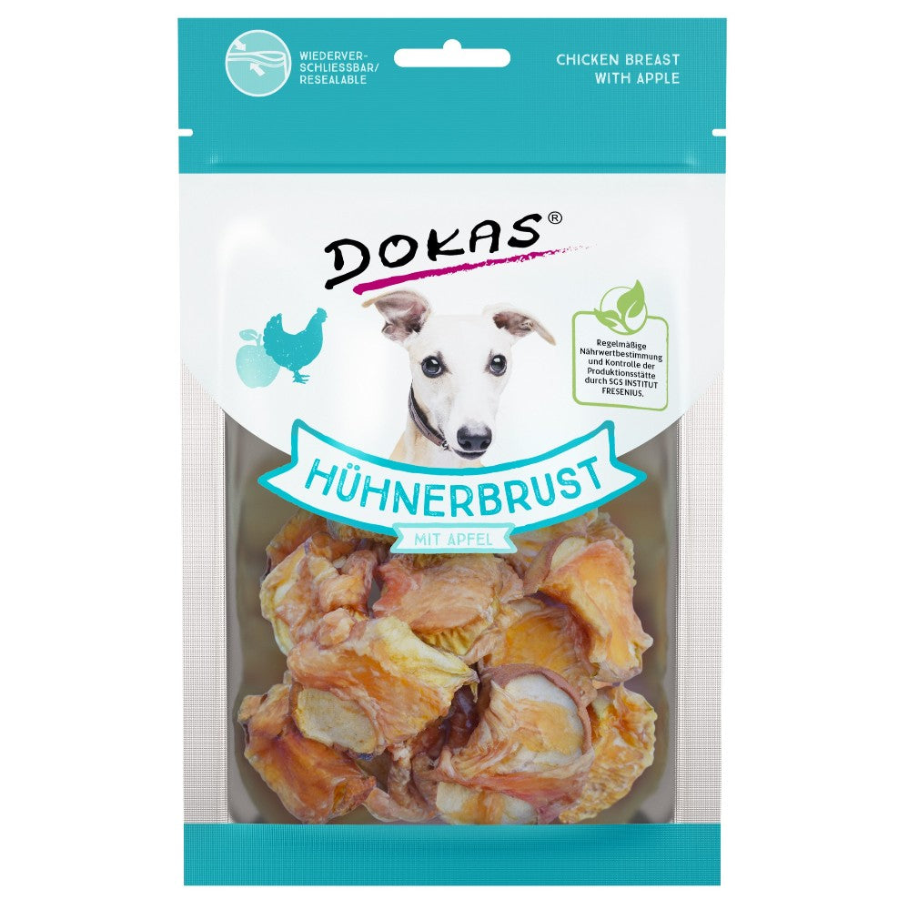 Dokas DOG Pechuga de Pollo con Manzana (8 x 70 g)
