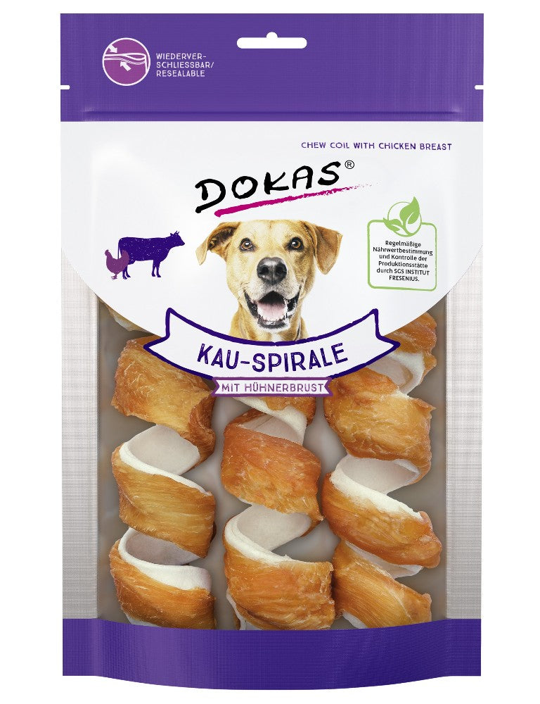 Dokas DOG Espirales con pechuga de Pollo (3 x 8 x 110 g)