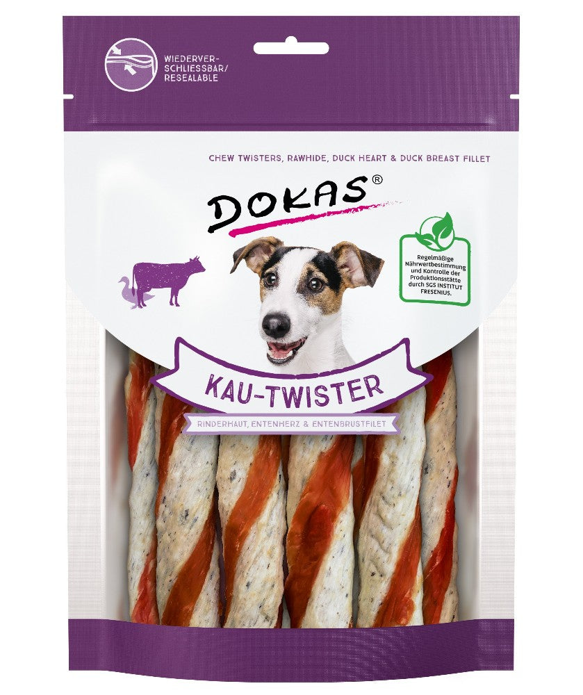 Dokas DOG Rollo Vaca, Corazón, Pechuga de Pato (9 x 200 g)