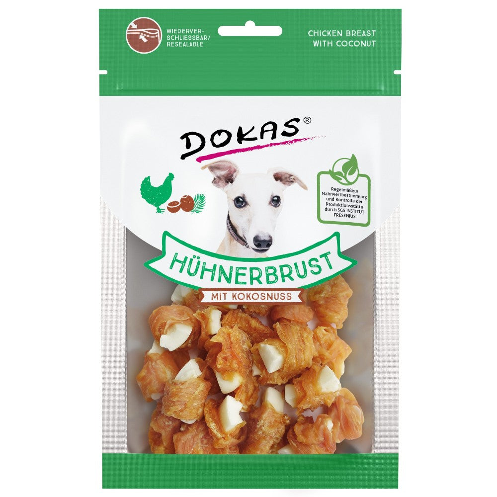 Dokas DOG Pechuga de Pollo con Coco (9 x 60 g)