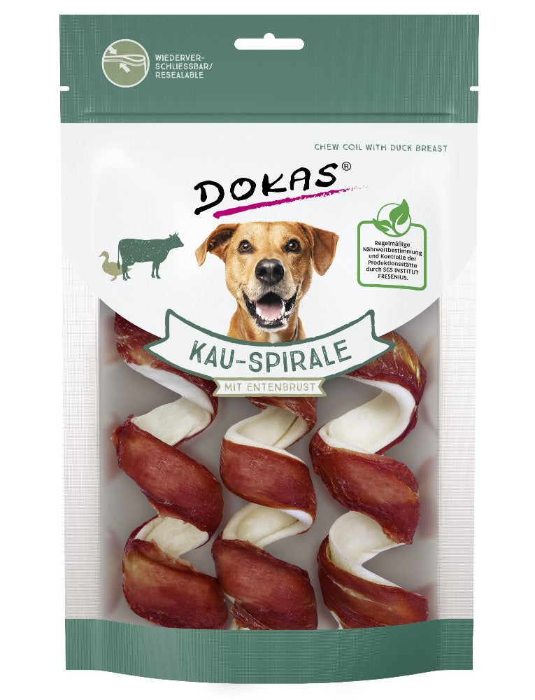 Dokas DOG Espirales con pechuga de Pato (3 x 8 x 110 g)