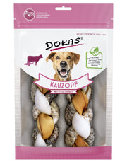 Dokas DOG Trenza Buey con piel de Pescado (8 x 120 g)