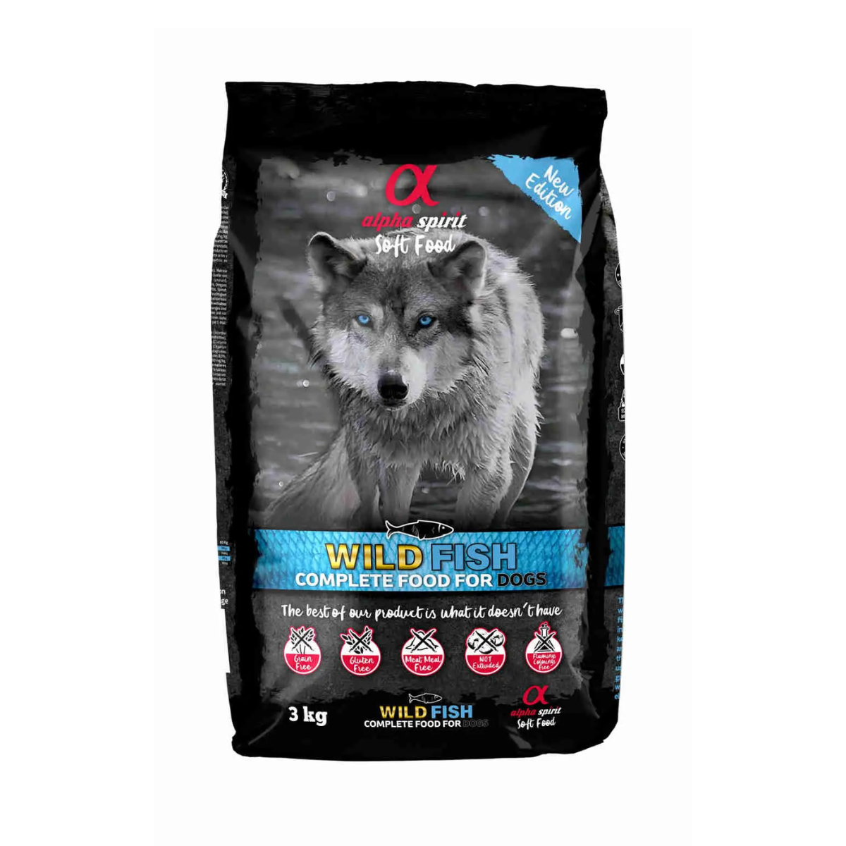 Alpha Spirit Perros Adulto Pescado Semihumedo