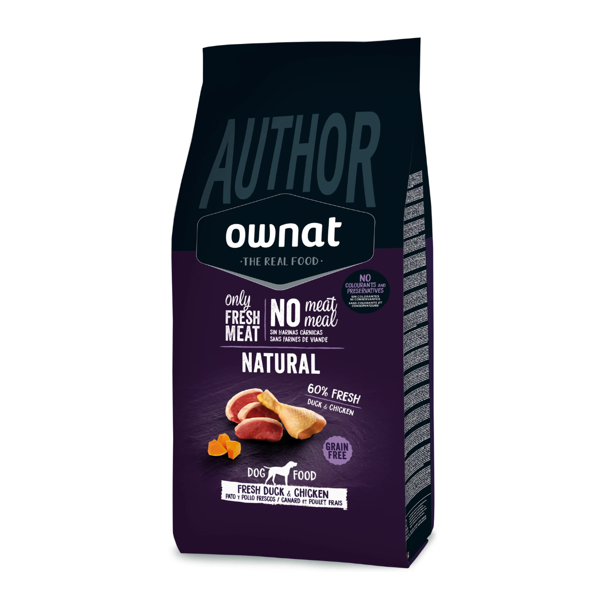 Ownat Author gf Fresh Duck & Chicken Dog