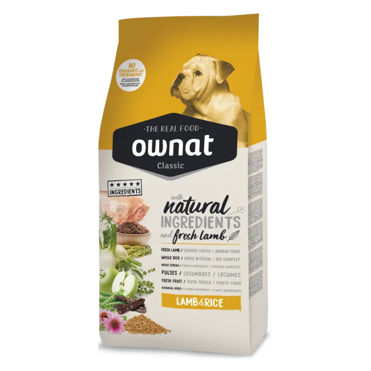 Ownat Classic Canine Adult Cordero Arroz