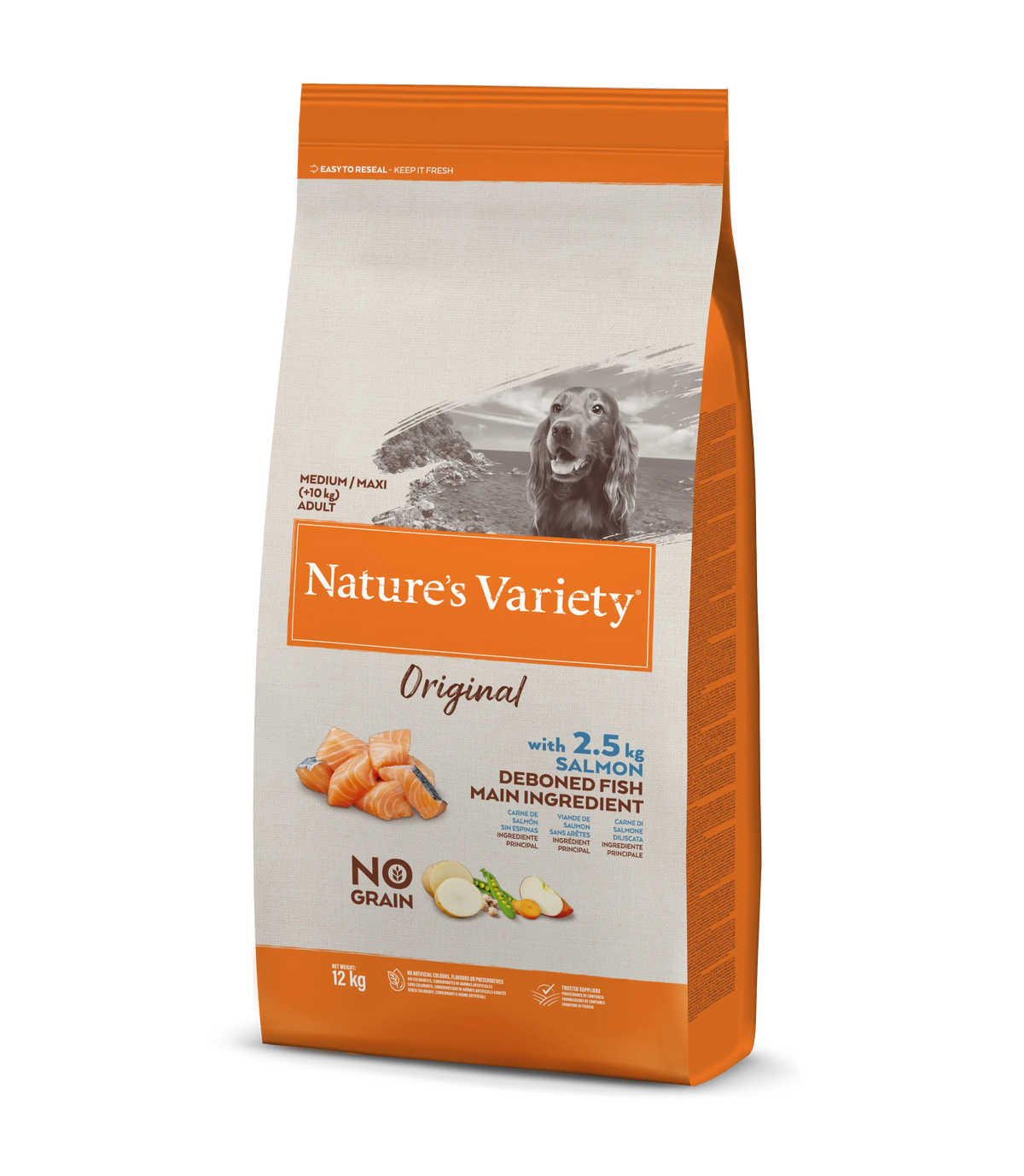 Nature'S V Origina Canine Adult Md/Mx Salmon Online Ndr