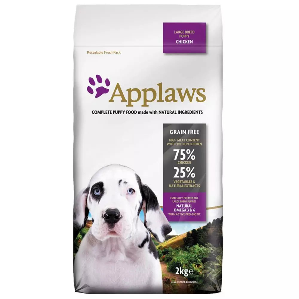 Applaws Dog Dry Puppy Razas grandes Pollo