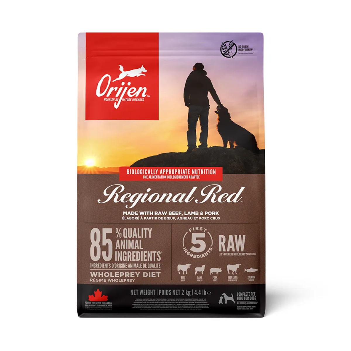 Pienso Orijen Perro Adult Regional Red