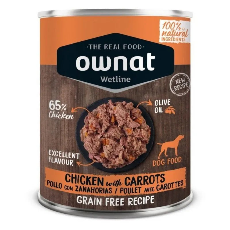 Ownat Wetline Canine Pollo Con Zanahoria