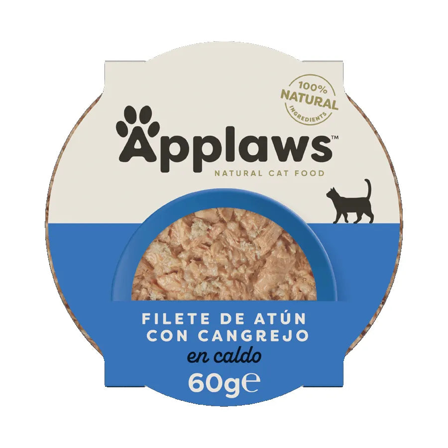 Applaws Cat Tarrina Atun Y Cangrejo