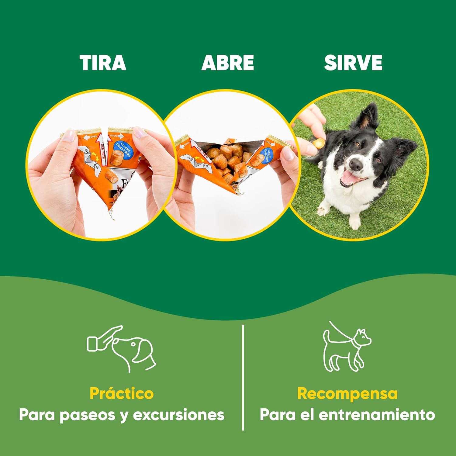 Churu DOG Fun Bites Receta de Pollo con Boniato (8 x 12 g)