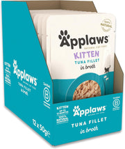 Applaws Kitten Sobre Filete De Atun En Caldo - Pack 12 x 50 gr