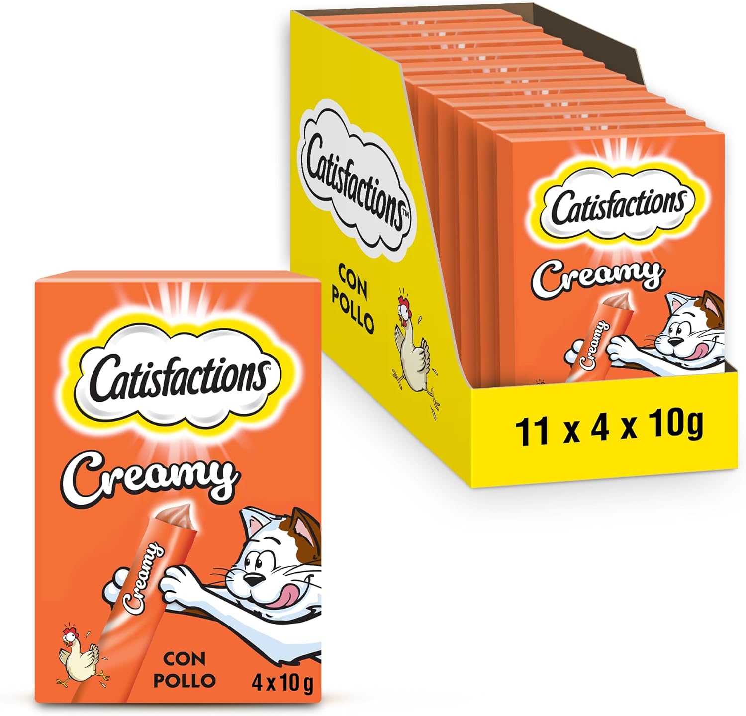 Catisfactions CREAMY Pollo (11 uds. de 4 x 10 g)