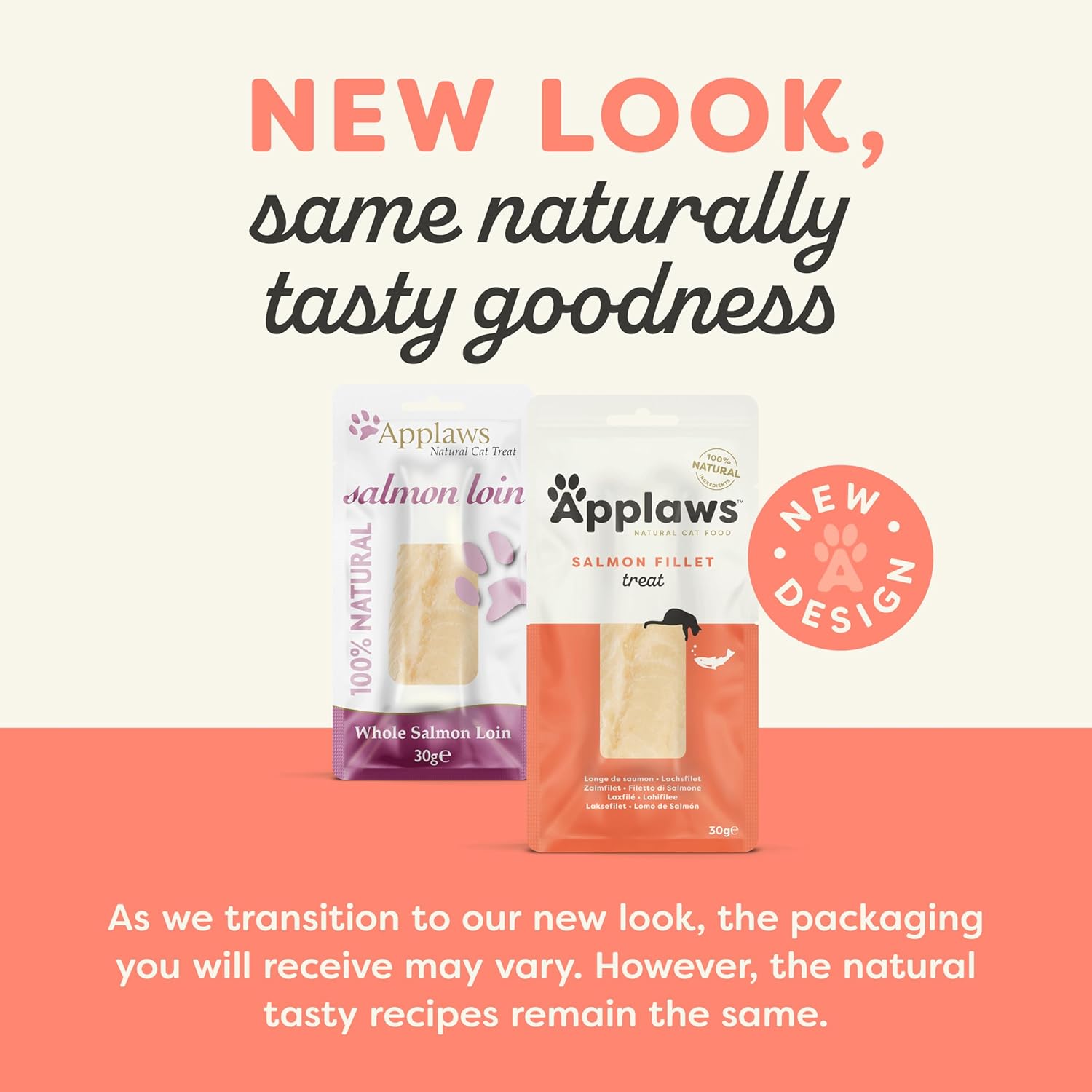 Applaws Cat Snack lomo Salmon - Pack 12 x 30 gr