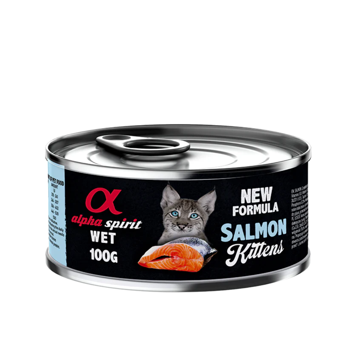 Alpha Spirit Gatos Gatito Salmon lata Caja 6X200GR