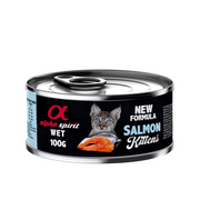 Alpha Spirit Gatos Gatito Salmon lata Caja 6X200GR