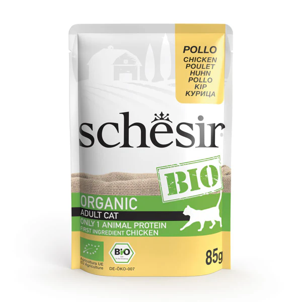 Schesir CAT BIO Pouch Pollo en Paté 85 g