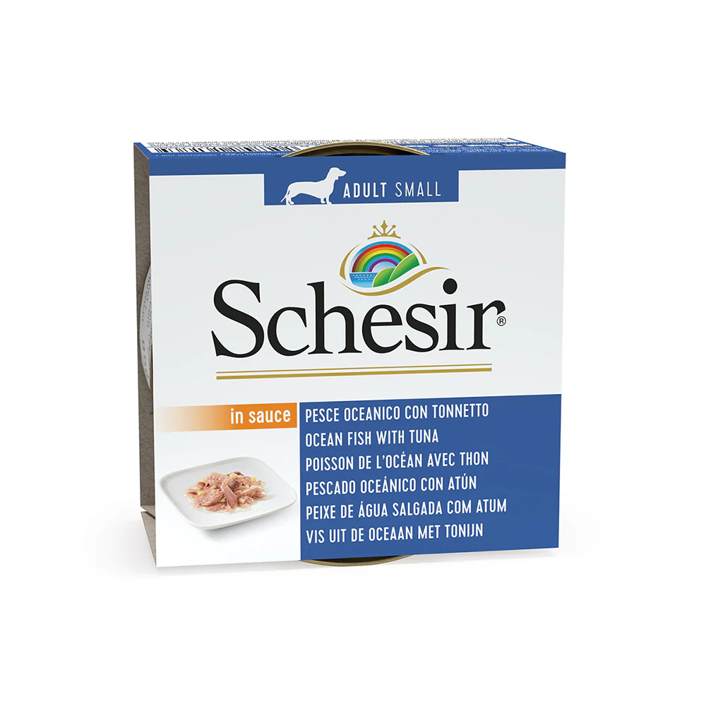 Schesir DOG Lata Pescado del Oceano con Atún en Salsa 85 g