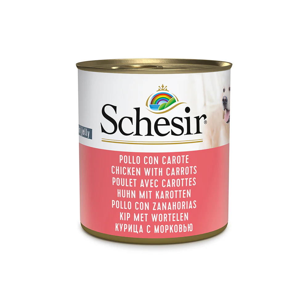 Schesir DOG Lata Pollo con Zanahorias 285 g