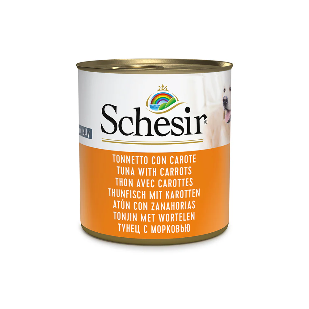 Schesir DOG Lata Atún con Zanahorias 285 g