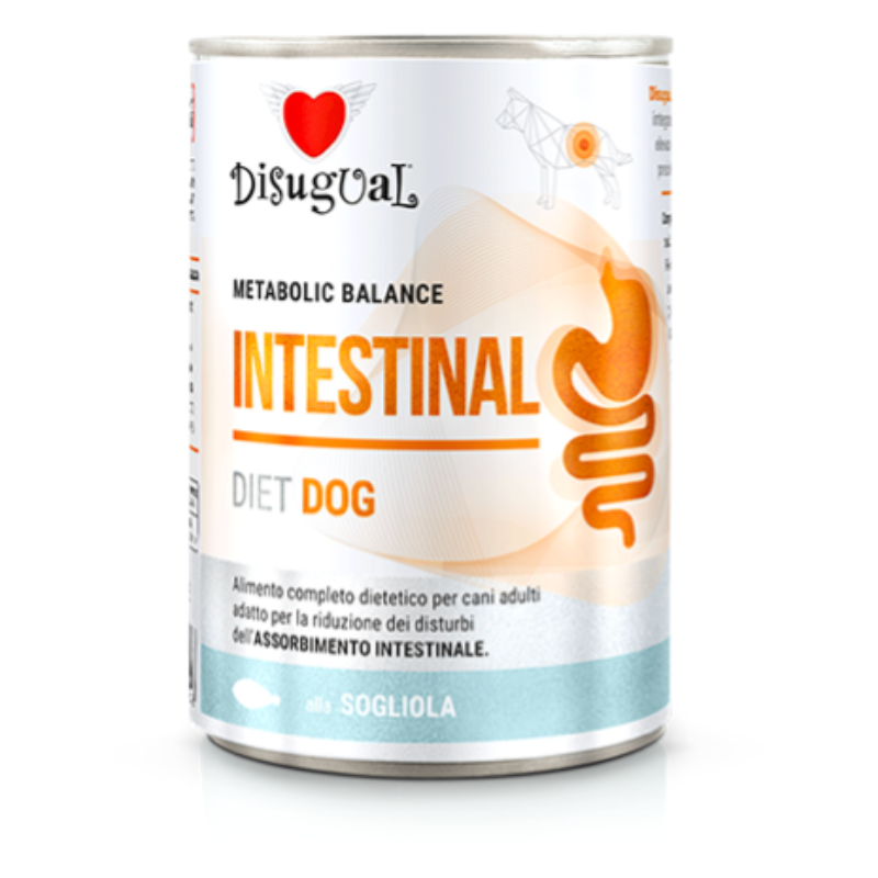 Disugual comida veterinaria gastrointestinal para perros sabor lenguado