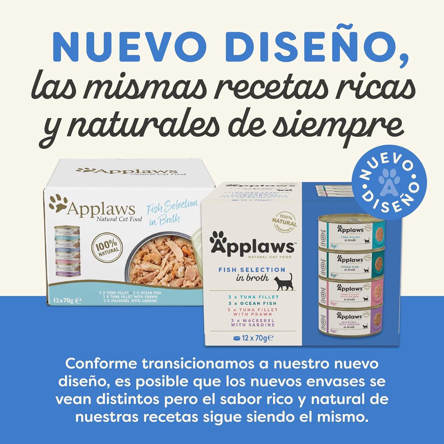 Applaws Cat lata Seleccion Pescado Multipack - Pack 12 x 70 gr
