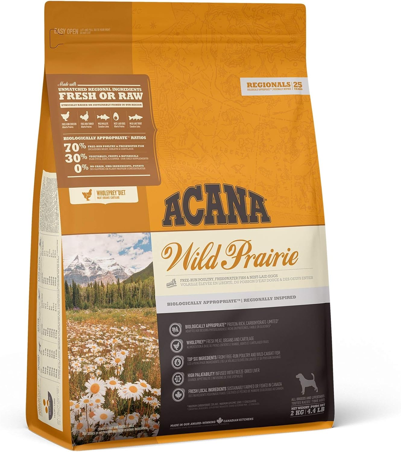 Pienso Acana Perro Adult Regionals Wild Prairie