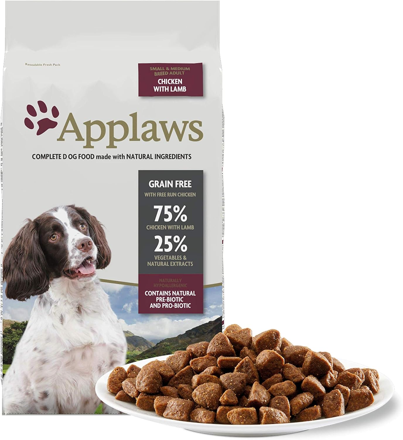 Applaws Dog Dry Adulto Raza Peq Medianas Pollo Cordero