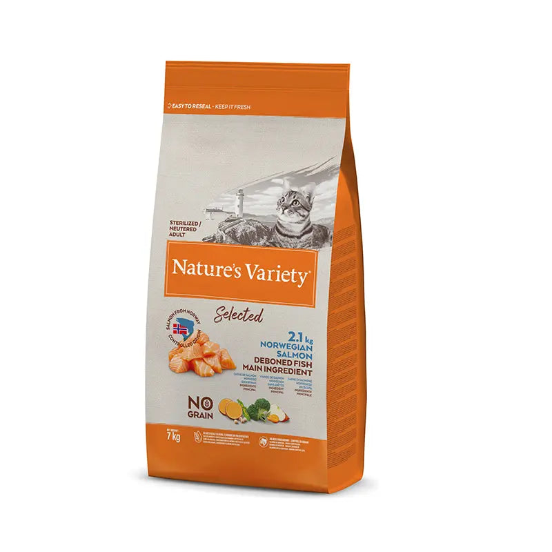 Nature'S Variety Cat No grain Steril Salmón (Ndr)