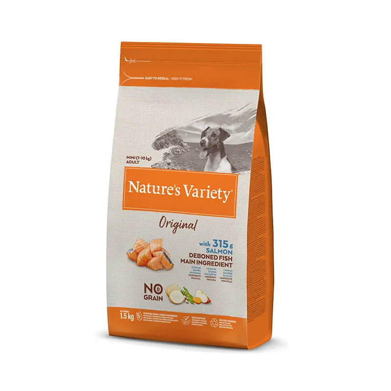 Nature'S Variety Dog No grain Adult Mini Salmón (Ndr)