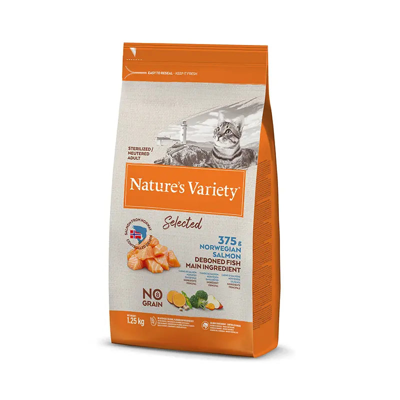 Nature'S Variety Cat No grain Steril Salmón 1,25K (Ndr)
