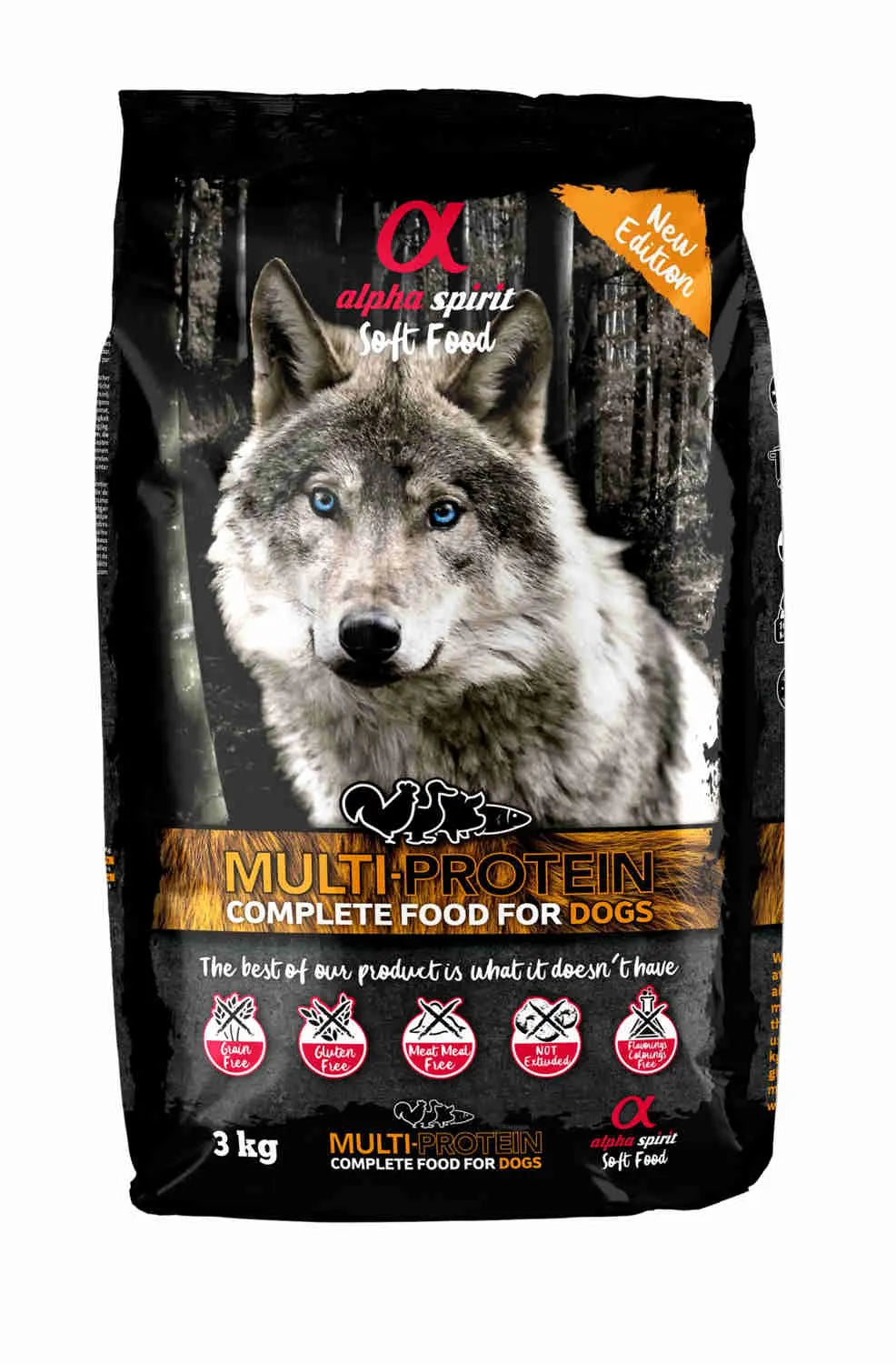 Alpha Spirit Canine Multiproteico Semihumedo