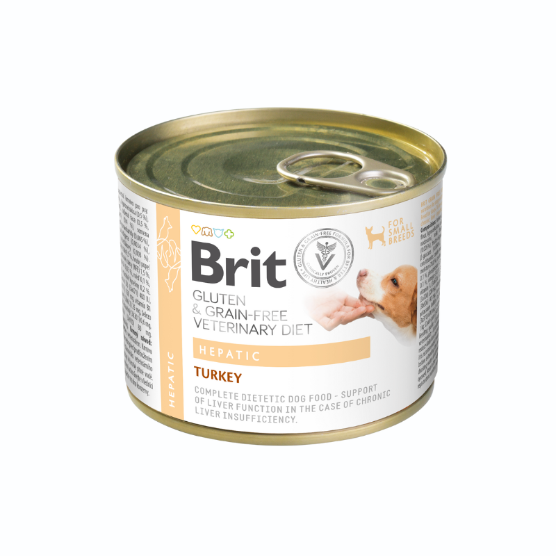 Brit HÚMEDO SG DV Perro HEPÁTICO Pavo