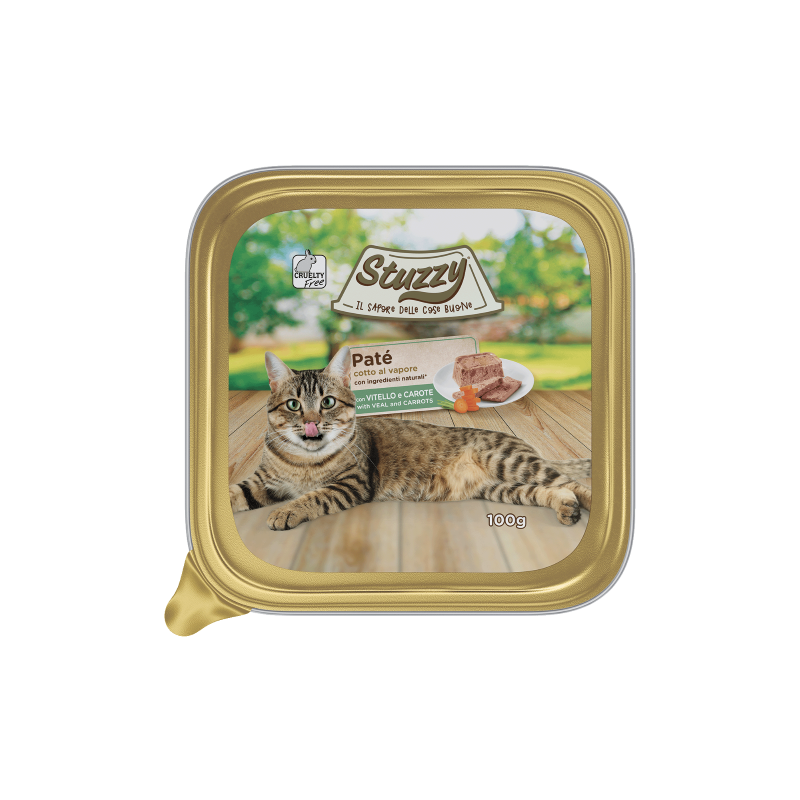 Stuzzy CAT Tarrina Ternera y Zanahorias 100 g