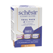 Schesir CAT VET DIABETIC Multipack (3 x 80 g)