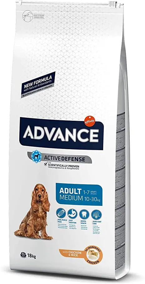 Advance Canine Adult Med Pollo Arroz Online Pvp(Ndr)