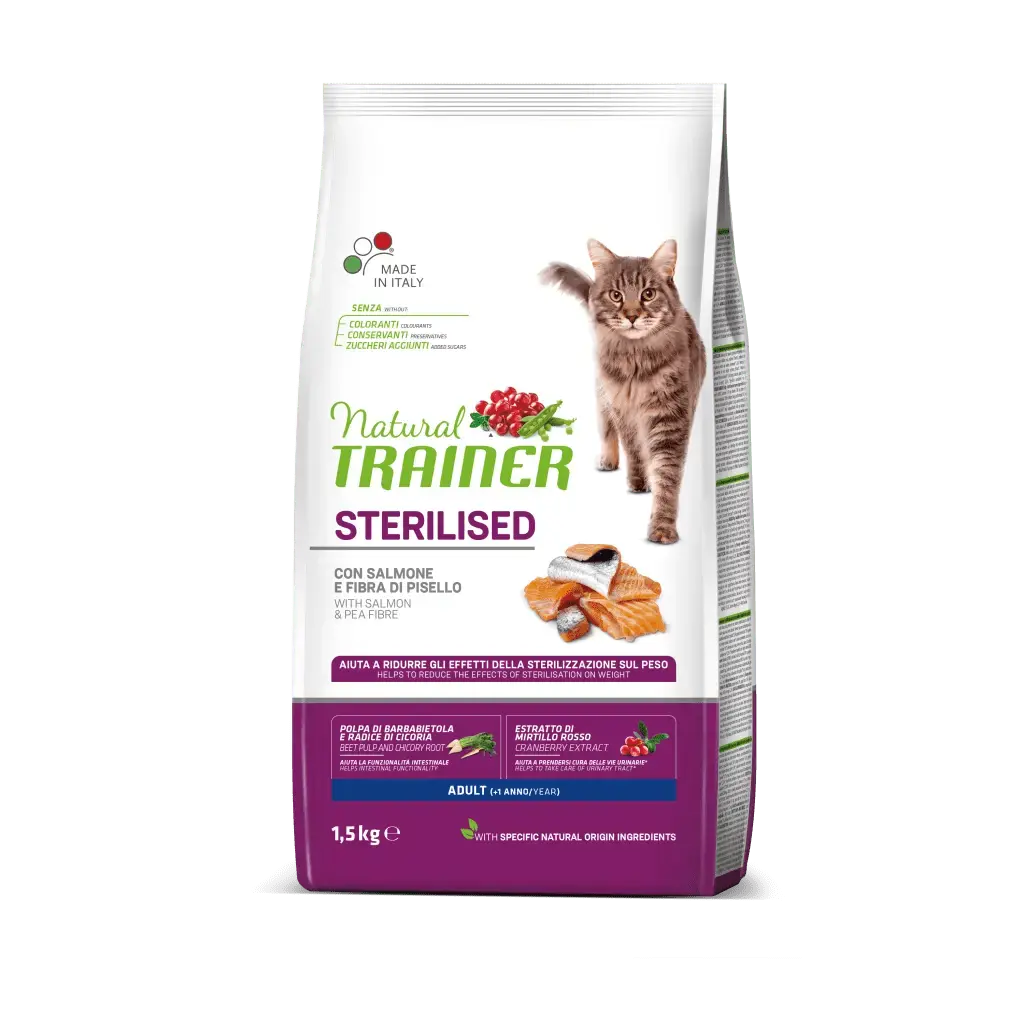 Natural Trainer Feline Adult Steril Salmon (Ndr)