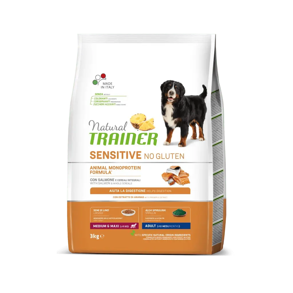 Natural Trai. Canine S/Gluten Adult Salmon (Ndr)