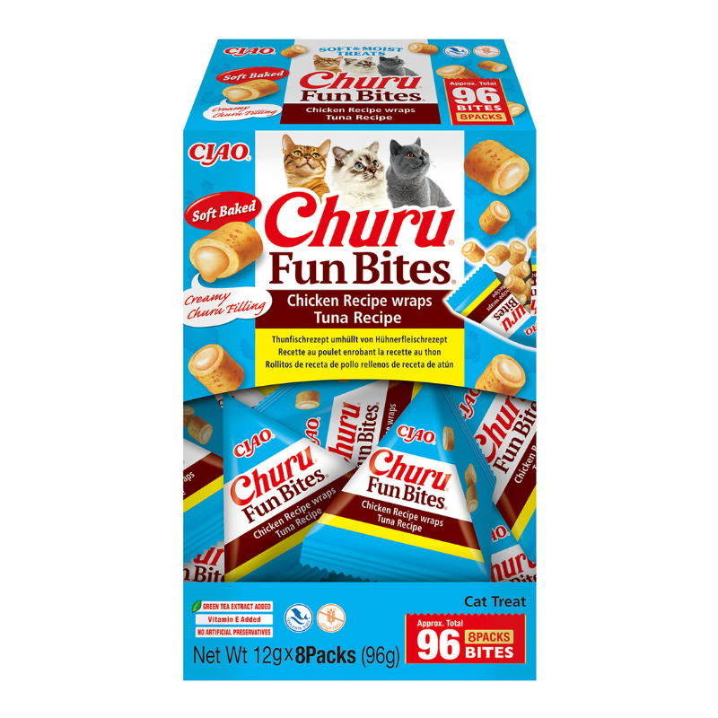 Churu CAT Fun Bites Receta de Atún (8 x 12 g)