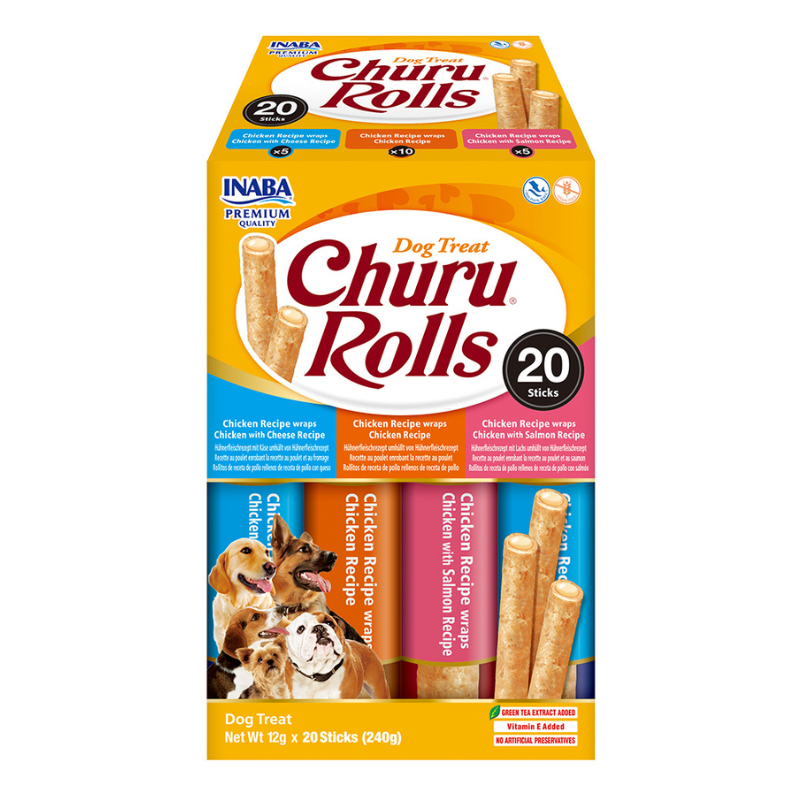 Churu DOG Rolls Variedades (20x12 gr)