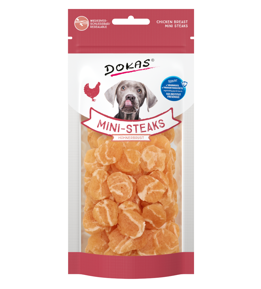 Dokas DOG Mini Filete Pechuga de Pollo (12 x 50 g)