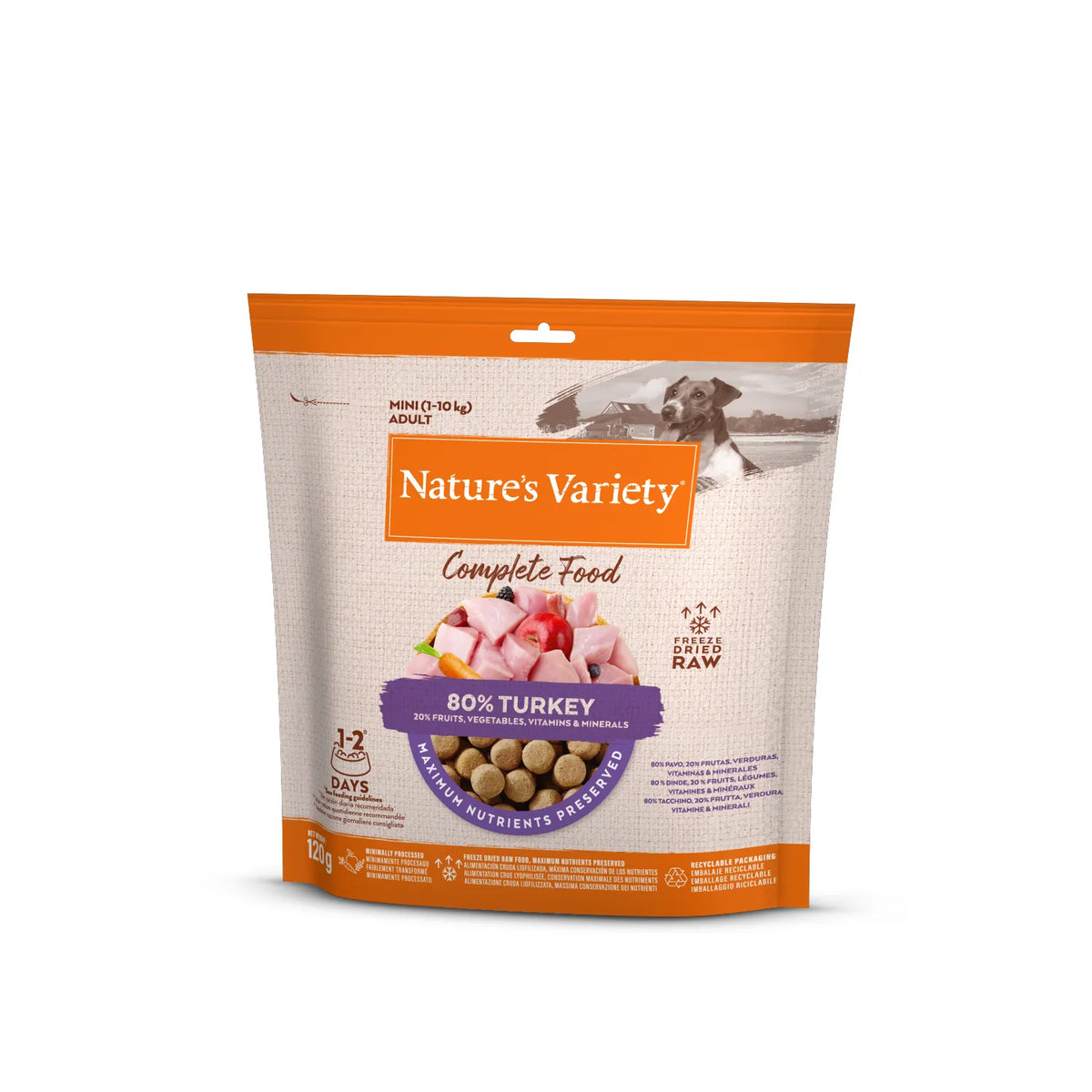 Nature'S Variety Freeze Dried Comp Food Mini Turkey