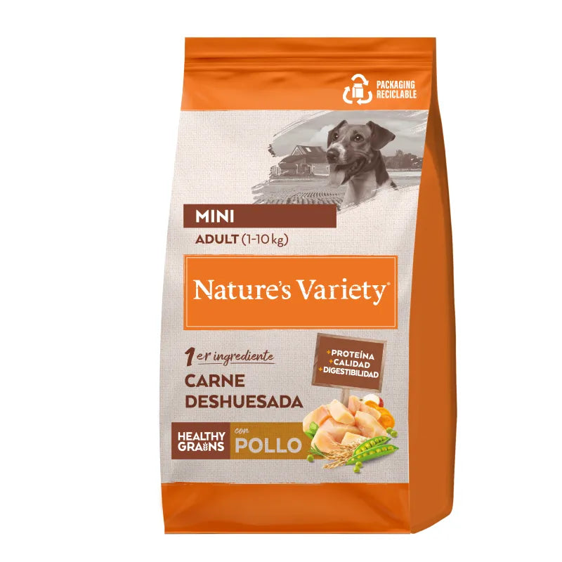 Nature'S Variety Dog Healthy grain Mini Adult Pollo
