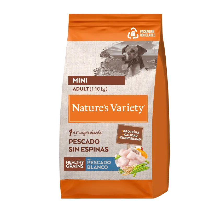 Nature'S Variety Dog Healthy grain Mini Adult Pescado