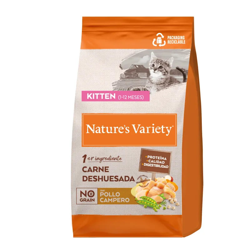 Nature'S Variety Cat No grain Kitten Pollo