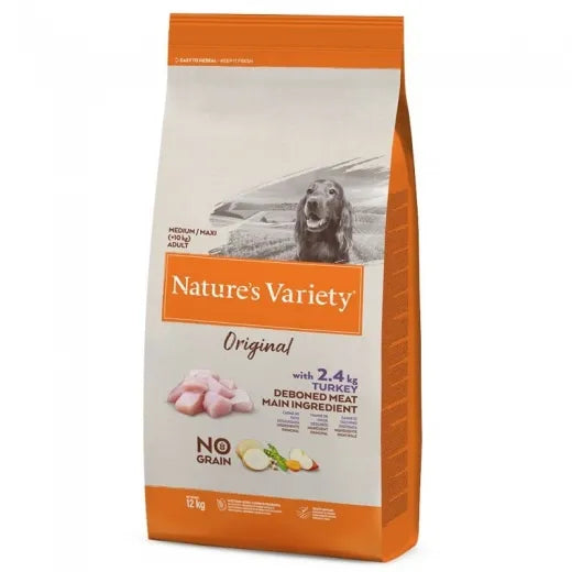 Nature'S Variety Dog Healthy grain Medium Adult Pavo