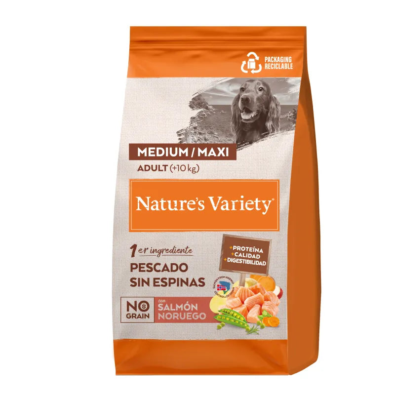Nature'S Variety Dog No grain Medium Adult Salmon