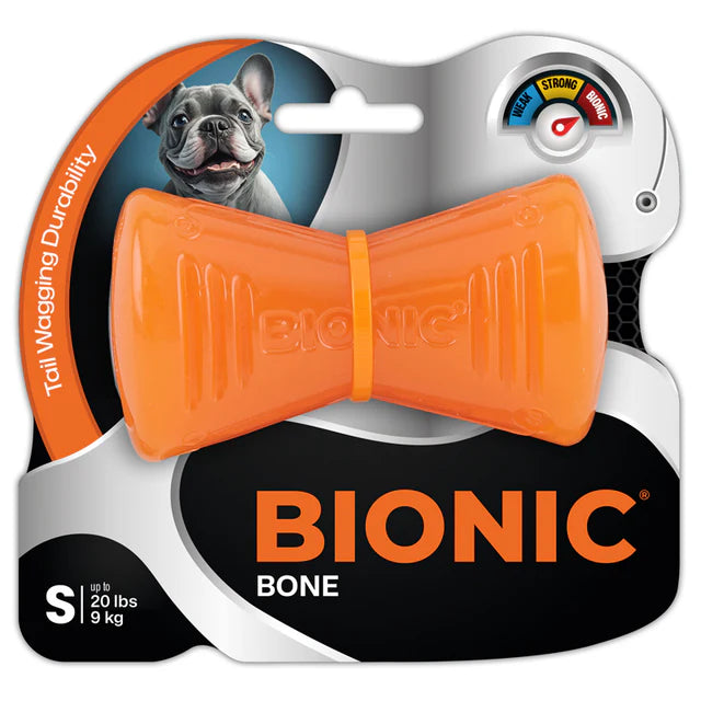 Juguetes ultra resistentes para perros BIONIC Hueso S